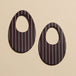 Chocolate Brown Pinstripe