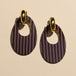 Chocolate Brown Pinstripe