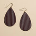 Chocolate Brown Pinstripe