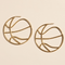 Gold Basketball Hoops