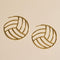 Gold Volleyball Hoops