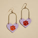 Lavender Clemson University Paw Print
