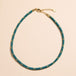 Metallic Teal Minimalist Cord Necklace