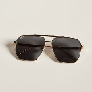 AXL Black Polarized Sunglasses with gold frame