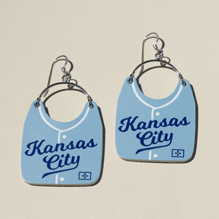 Clear Skies Kansas City Baseball Jersey Charlies - Nickel & Suede