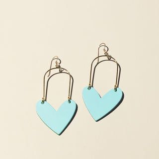 Current Teal Sweethearts - Nickel & Suede