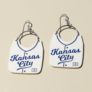White Kansas City Baseball Jersey Charlies - Nickel & Suede