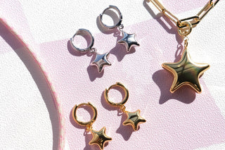 Lucky Stars Sale - Nickel & Suede