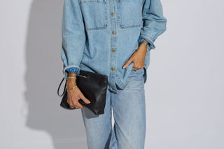 Wristlets & Wallets - Nickel & Suede