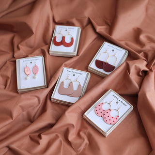 5 for $25 Mystery Earrings - Nickel & Suede