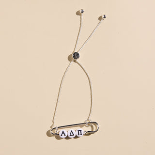 Sorority Safety Pin Bracelets