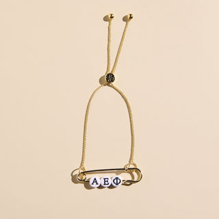 Sorority Safety Pin Bracelets