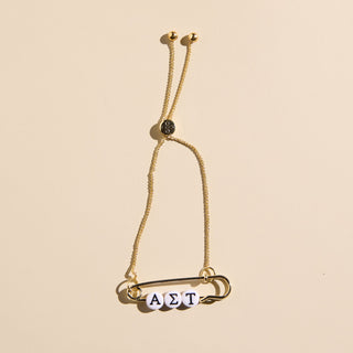 Sorority Safety Pin Bracelets