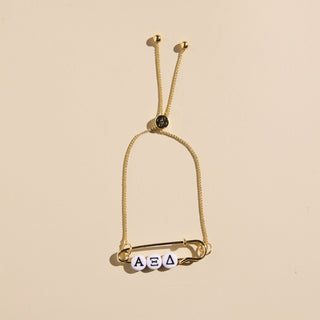 Sorority Safety Pin Bracelets