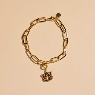 Auburn University Charm Bracelet