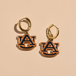 Auburn University Huggie Earrings