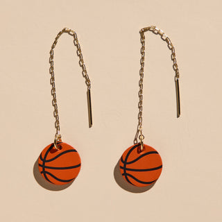 Slam Dunk Threader Earrings