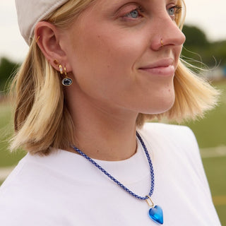 Penn State Enamel Huggie Earrings