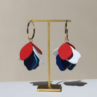 Bomb Pop Margot Petal Hoop Earrings