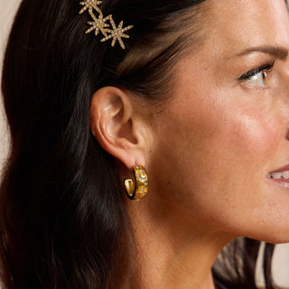 Celestial Waterproof Hoop Earrings