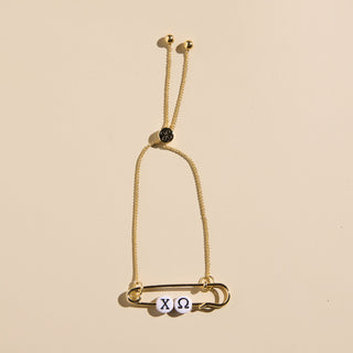 Sorority Safety Pin Bracelets