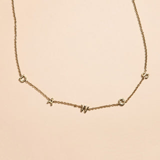 University of Georgia DAWGS Initial Necklace