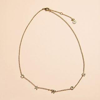 University of Georgia DAWGS Initial Necklace