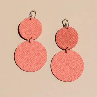 Cantaloupe Devon Double Disc Earrings