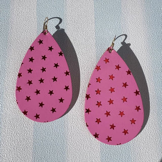 Dream House Pink Star Teardrops