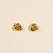 Gold Mini Knot Stud Earrings