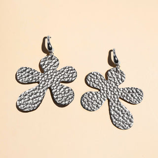 Hammered Silver Poppy