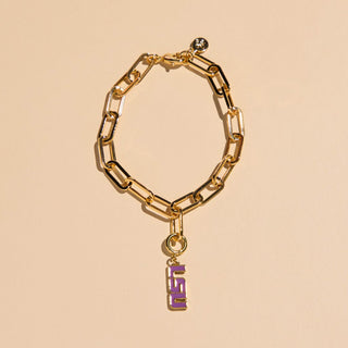LSU Charm Bracelet
