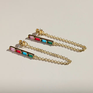 Multicolor Lucia Statement Earrings