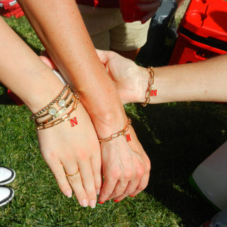 University of Nebraska Charm Bracelet