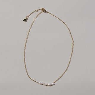 Dainty Pearl Chain Necklace