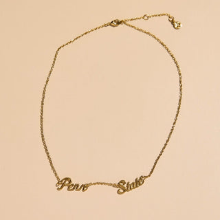Penn State Script Necklace