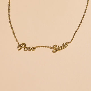 Penn State Script Necklace