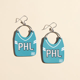 Philly Football Jersey Earrings