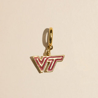 Virginia Tech University Logo Charm