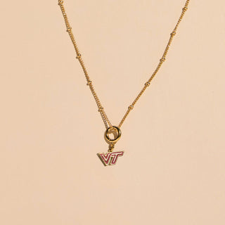 Virginia Tech University Logo Charm