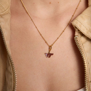 Virginia Tech University Logo Charm