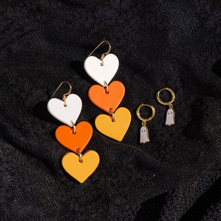 Autumn Rush Earrings - Nickel & Suede