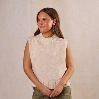 Basil Auden Pearl Drop Earrings - Nickel & Suede