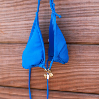 Bikini Charms Set - Nickel & Suede
