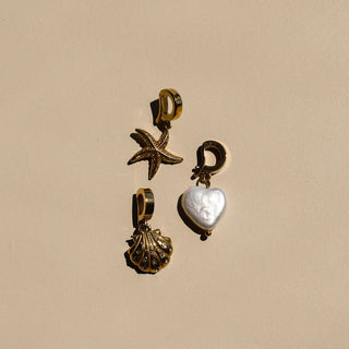 Bikini Charms Set - Nickel & Suede