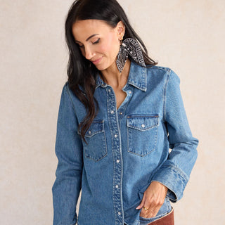 Black Bandana Earrings - Nickel & Suede