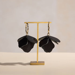 Black Margot - Nickel & Suede