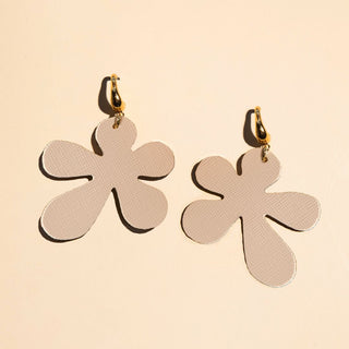 Blank Canvas Poppy - Nickel & Suede