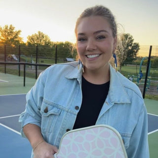 Blue Denver Cord Earring - Nickel & Suede