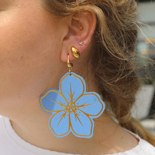 Blue Lapis Lilo - Nickel & Suede